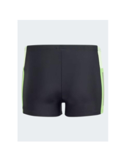 Boxer de natation colorblock 3 stripes noir vert garçon - Adidas