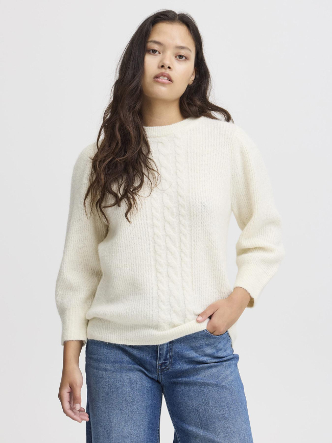 Pull kamara beige femme - Ichi