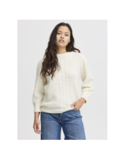 Pull kamara beige femme - Ichi