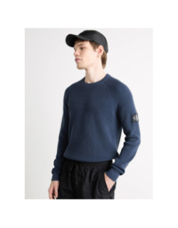 Pull badge easy bleu homme - Calvin Klein Jeans