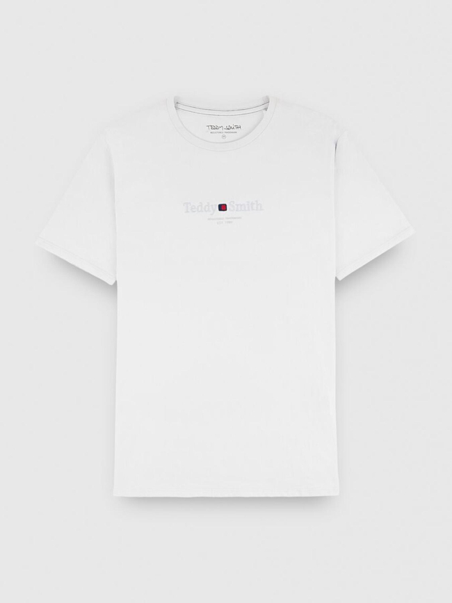 T-shirt jim blanc homme - Teddy Smith