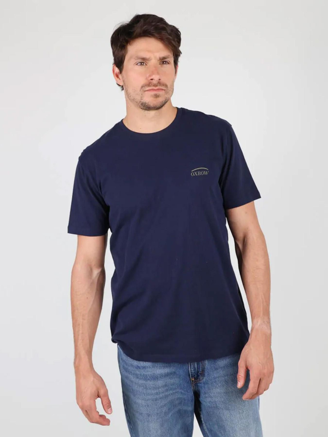 T-shirt imprimé dos tarley bleu marine homme - Oxbow