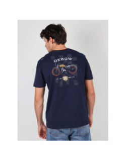 T-shirt imprimé dos tarley bleu marine homme - Oxbow