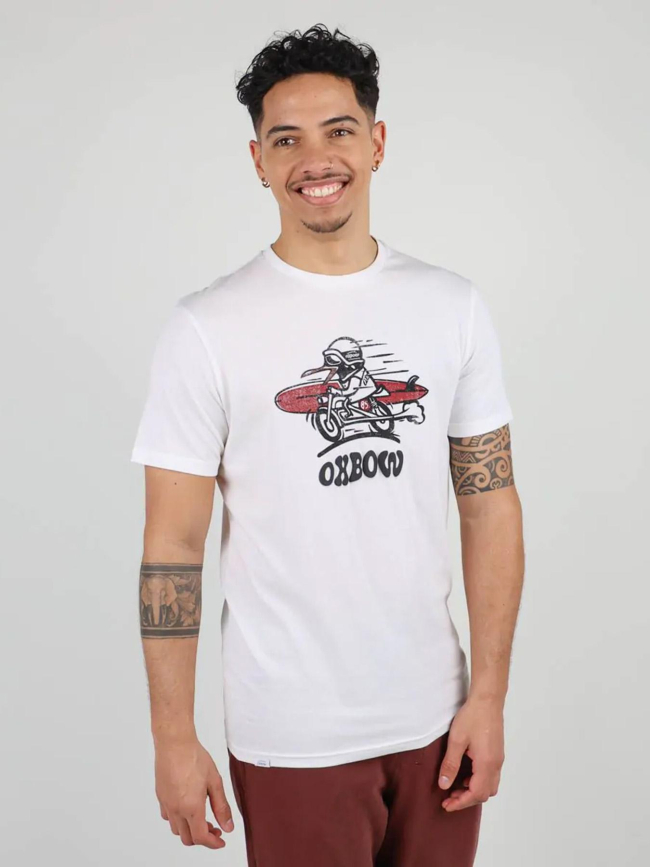 T-shirt manche courte touet blanc homme - Oxbow