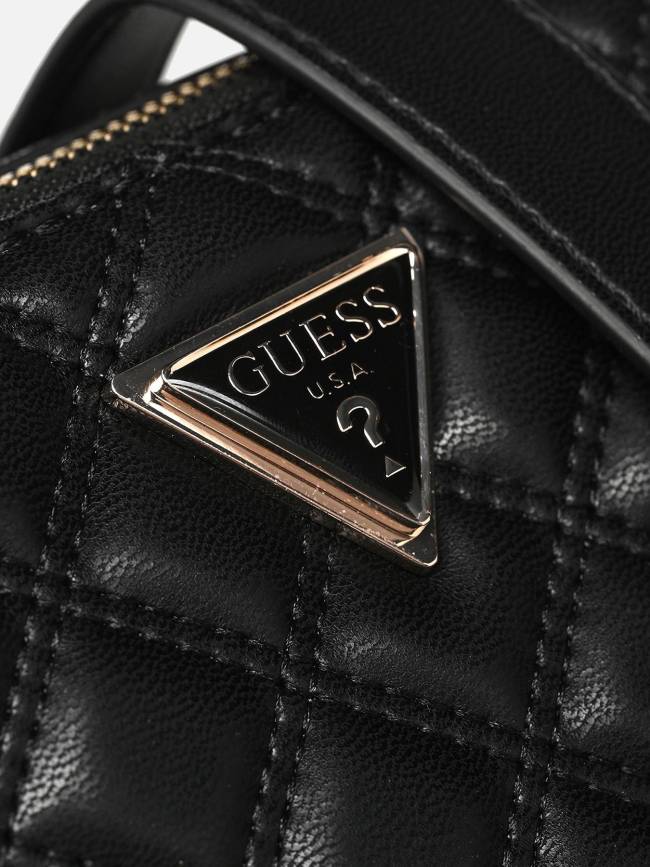 Sac bandoulière spark micro mini noir femme - Guess