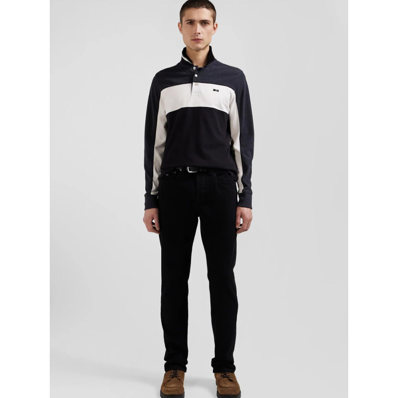 Polo manches longues fenua noir homme - Eden Park