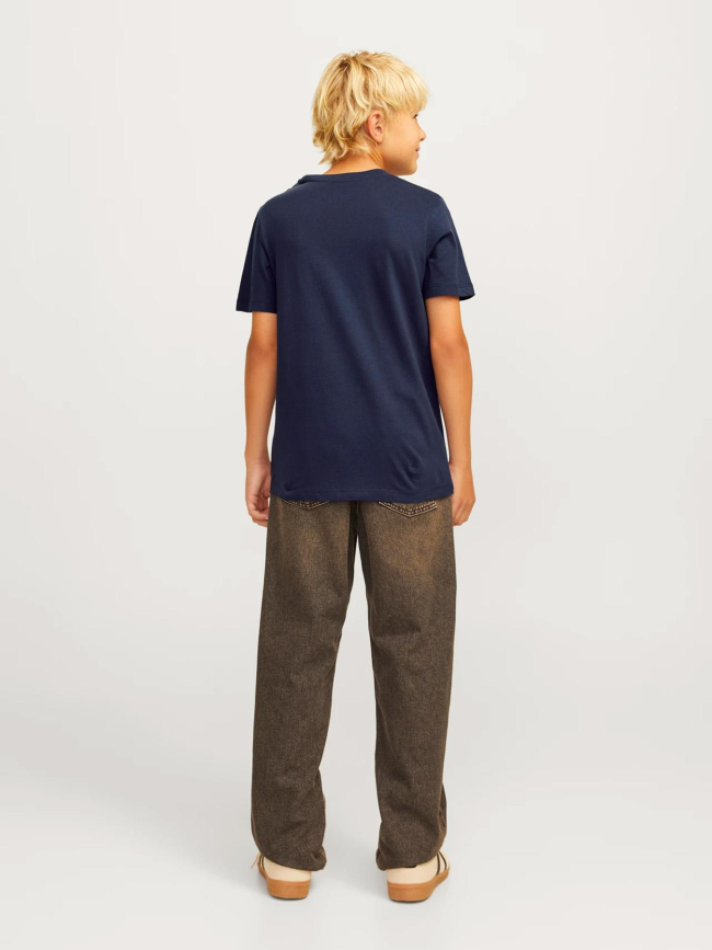 T-shirt jjpeak bleu marine enfant - Jack & Jones