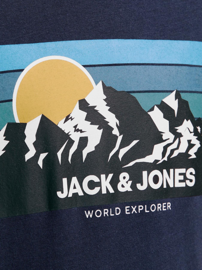 T-shirt jjpeak bleu marine enfant - Jack & Jones