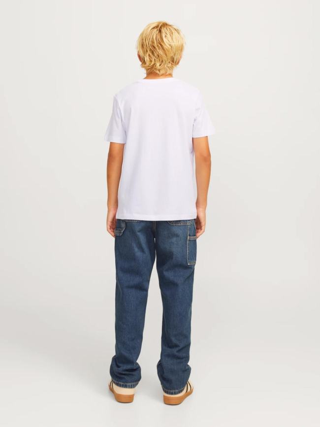 T-shirt jjpeak blanc enfant - Jack & Jones