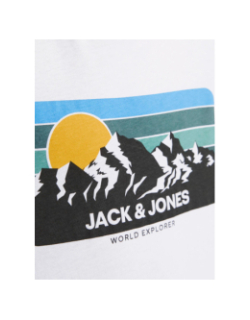 T-shirt jjpeak blanc enfant - Jack & Jones