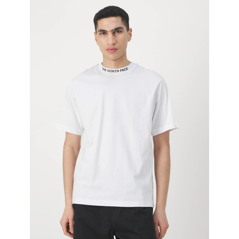 T-shirt col logo zumu blanc homme - The North Face