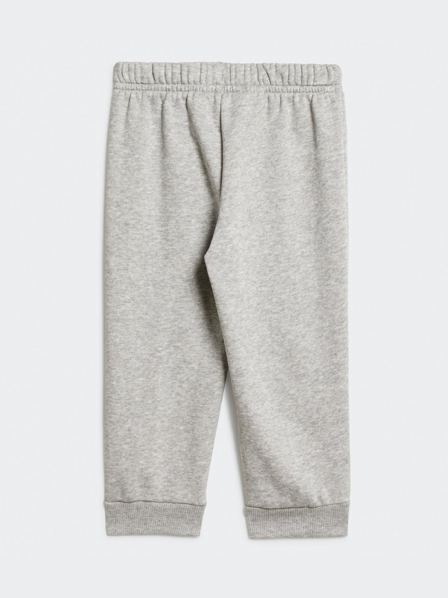 Ensemble de jogging linear bleu gris chiné enfant - Adidas