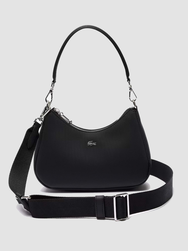 Sac d'épaule daily city noir femme - Lacoste