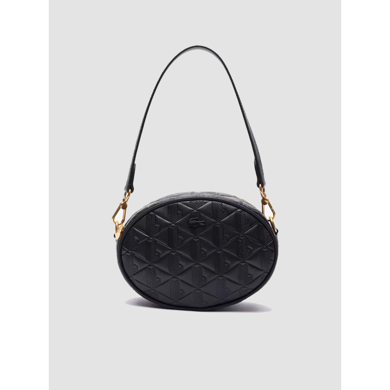 Sac à main ovale bandoulière maheki noir femme - Lacoste