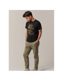 T-shirt connor noir homme - Deeluxe