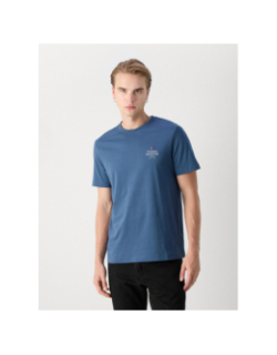 T-shirt regular stack bleu homme - Tommy Hilfiger