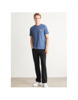 T-shirt regular stack bleu homme - Tommy Hilfiger