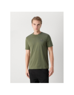 T-shirt regular stack kaki homme - Tommy Hilfiger