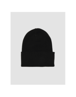 Bonnet uni xevon noir homme - Hugo