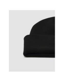 Bonnet uni xevon noir homme - Hugo