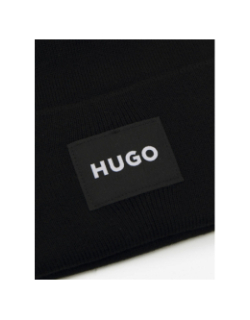 Bonnet uni xevon noir homme - Hugo