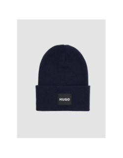 Bonnet xevon uni bleu marine homme - Hugo