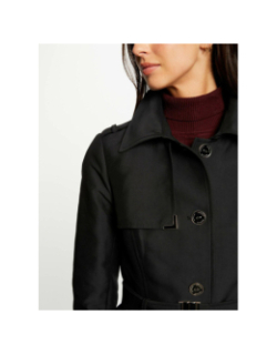 Veste trench ginai noir femme - Morgan