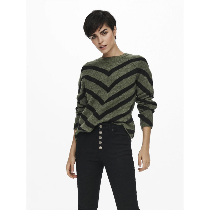 Pull eliza kaki femme - Only