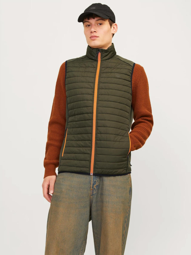 Doudoune sans manche jjemulti bodywarmer vert homme - Jack & Jones