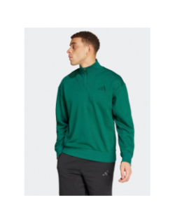 Sweat col zippé all szn vert homme - Adidas