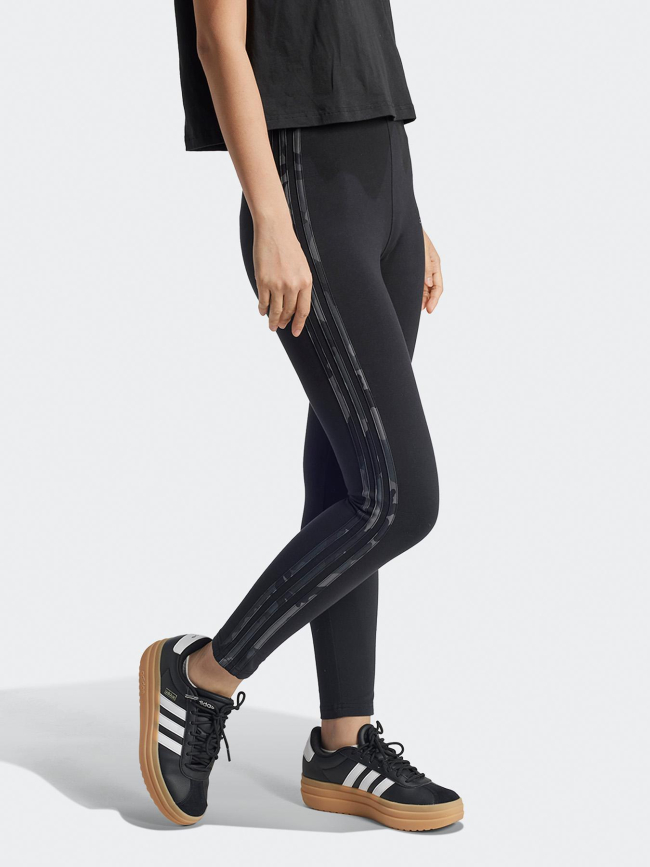 Legging de sport camo 3S noir femme - Adidas