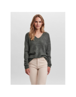 Pull crewlefile vert femme - Vero Moda