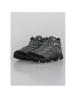 Chaussures de randonnée moab 3 mid gtx gris femme - Merrell