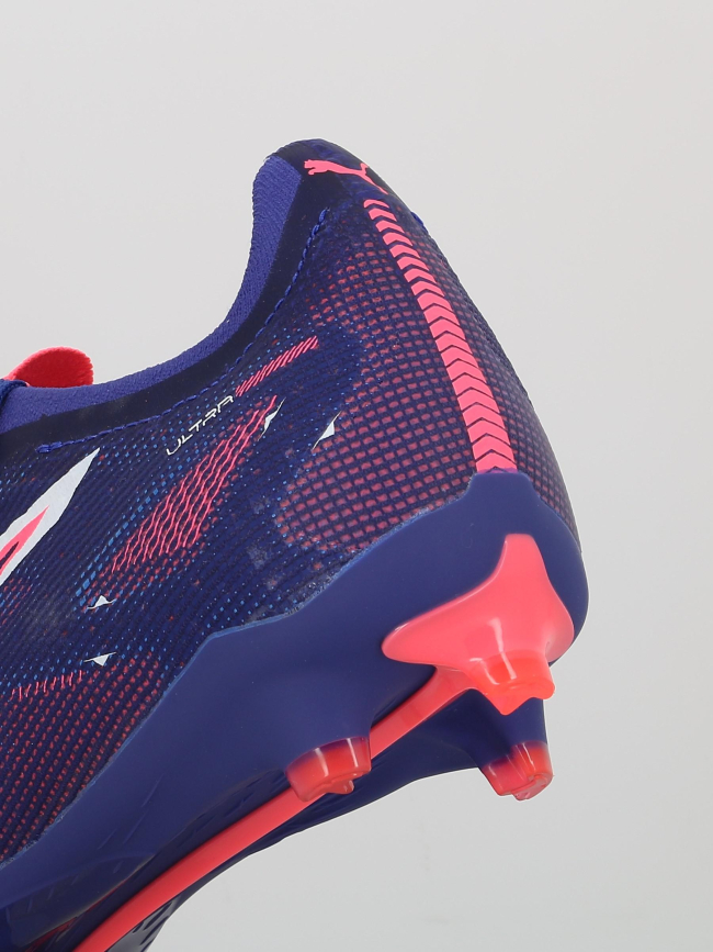 Chaussures de football ultra pro fg/ag bleu rose homme - Puma