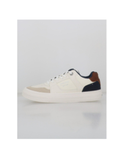 Baskets barton combo blanc écru homme - Jack & Jones