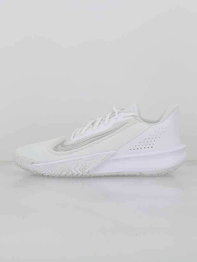 Chaussures de basketball precision VII blanc homme - Nike