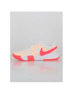 Chaussures de tennis court lite 4 rose blanc femme - Nike