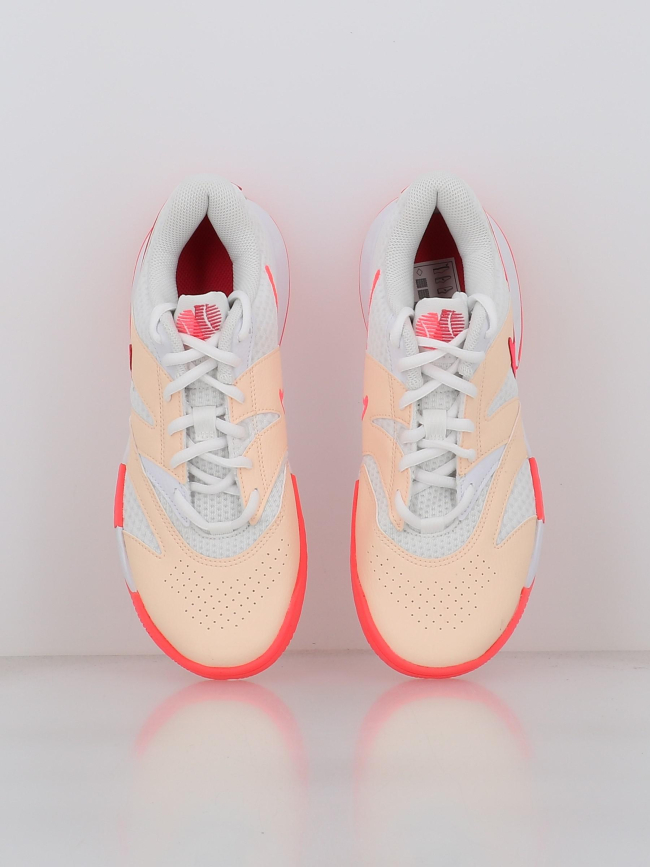 Chaussures de tennis court lite 4 rose blanc femme - Nike