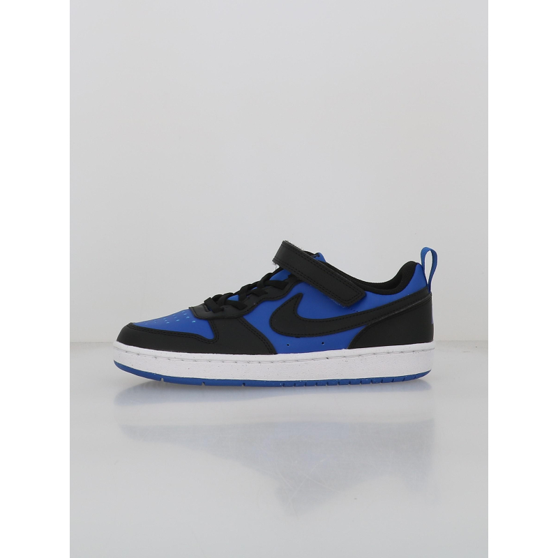 Baskets à scratch court borough recraft ps bleu noir enfant - Nike