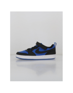 Baskets à scratch court borough recraft ps bleu noir enfant - Nike