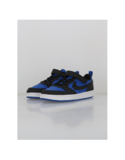 Baskets à scratch court borough recraft ps bleu noir enfant - Nike