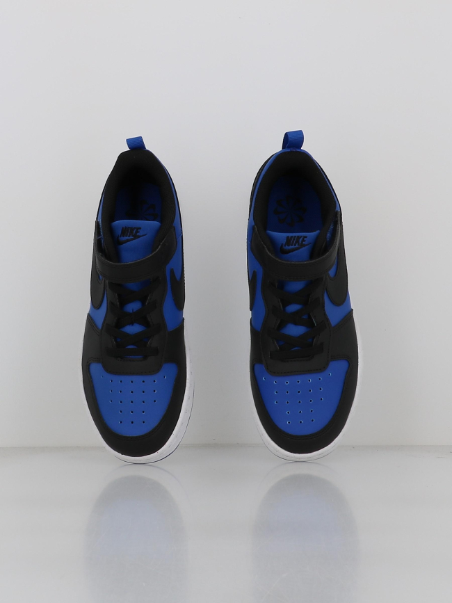 Baskets à scratch court borough recraft ps bleu noir enfant - Nike