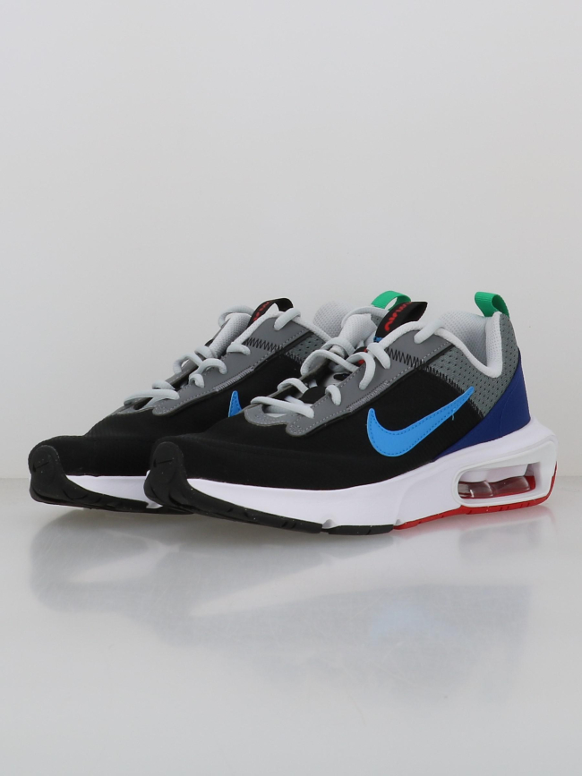 Air max baskets intrlk lite gs noir gris bleu enfant - Nike