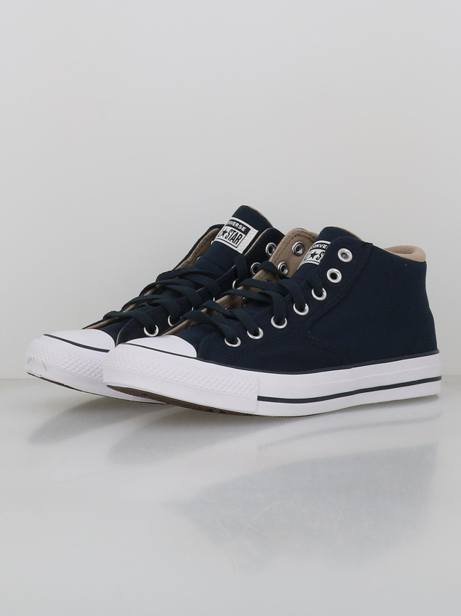 Baskets montantes malden street bleu marine homme - Converse