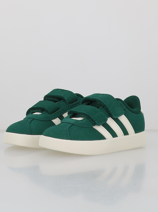 Baskets à scratch vl court 3.0 cf vert enfant - Adidas