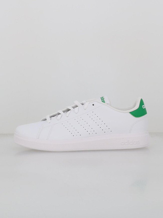 Baskets advantage base 2.0 blanc vert enfant - Adidas