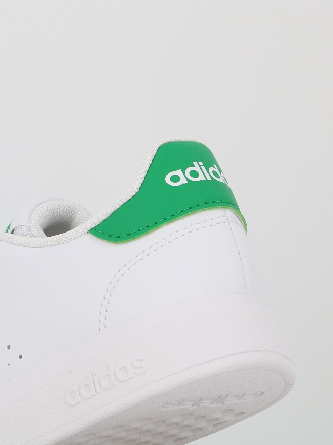 Baskets advantage base 2.0 blanc vert enfant - Adidas