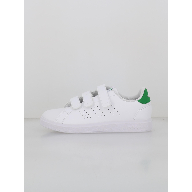 Baskets 3 scratch advantage base 2.0 blanc vert enfant - Adidas