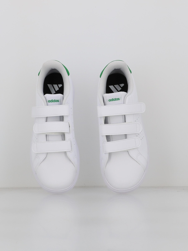 Baskets 3 scratch advantage base 2.0 blanc vert enfant - Adidas