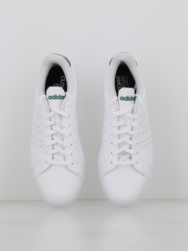 Baskets advantage 2.0 blanc vert homme - Adidas